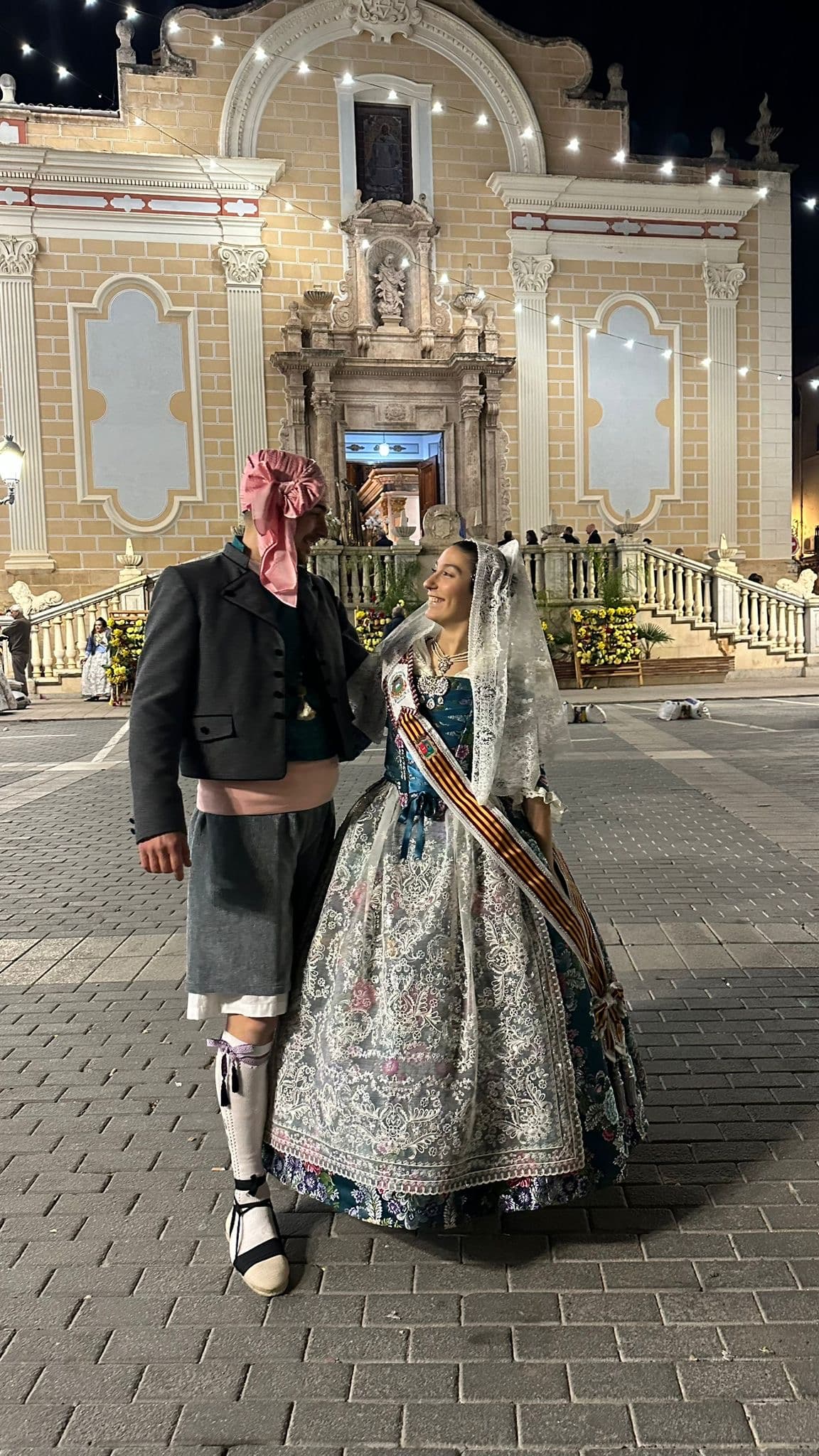 Ainhoa y Raúl en las fiestas